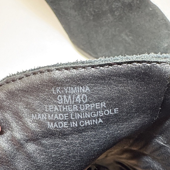 Lucky Brand Black Yamina Suede Ankle Booties, 9 - Picture 8 of 13